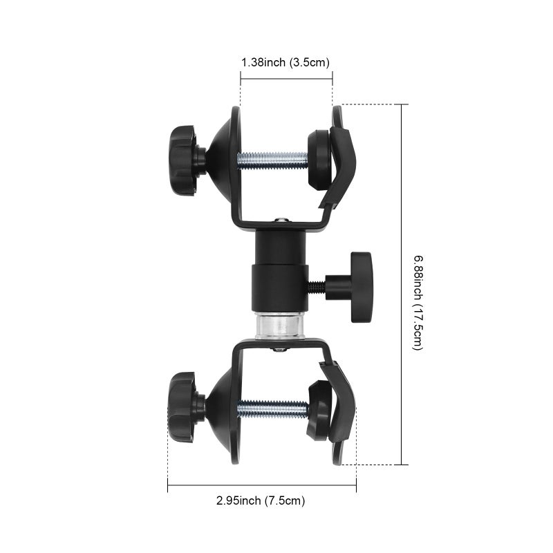 Hooshion Umbrella Chair Clamp for Cameras, Black, Tripod Mount - Image 3